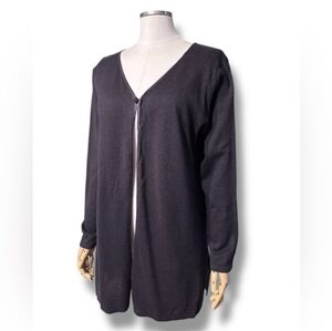 LOOSE THREADS by VIRGINIA MORENO Silk Cashmere Single Button Cardigan VINTAGE